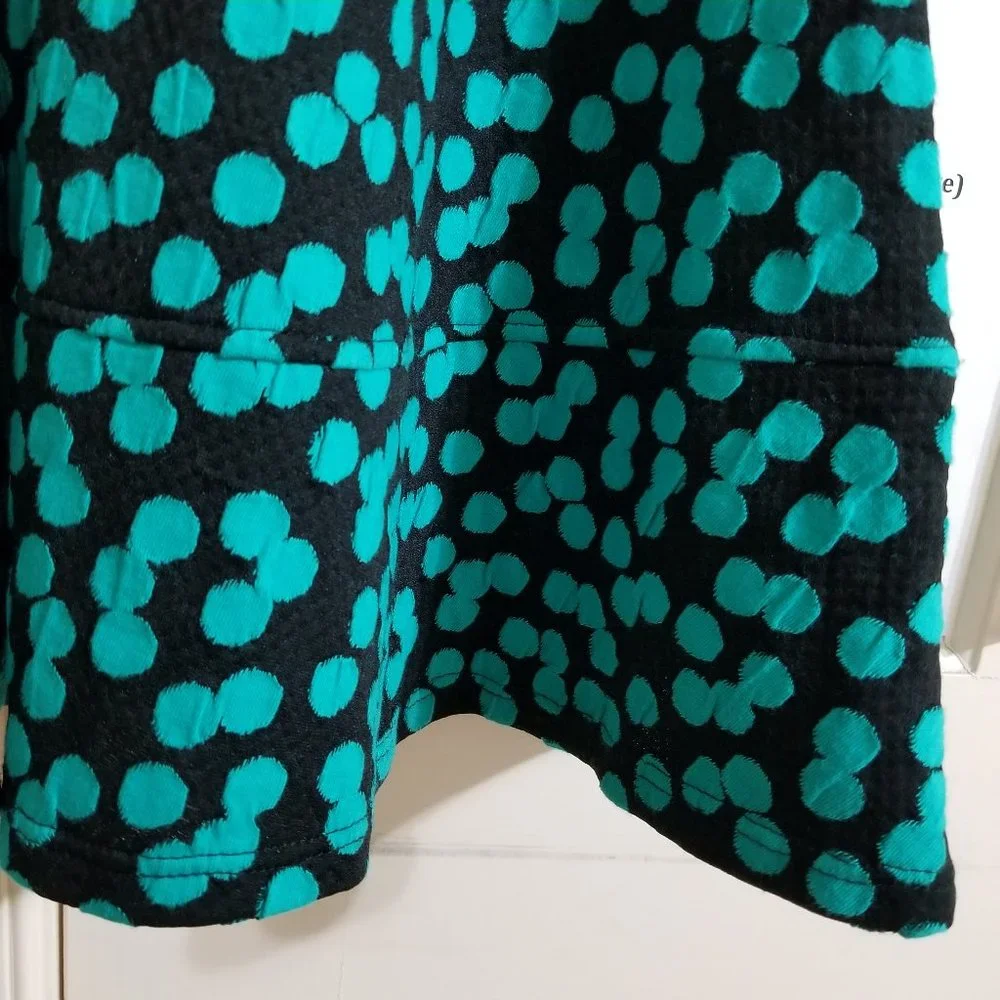 Kiddo by Katie dress Large polka dot print sleeveless fit & flare skater lined
